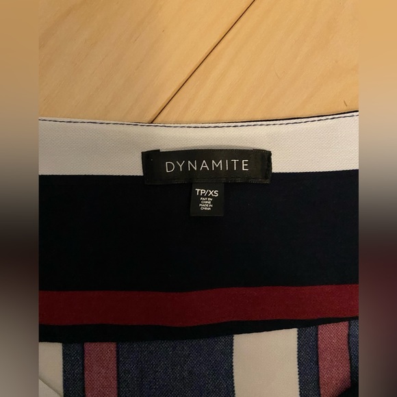 Dynamite Long Sleeve V-Neck Wrap Blouse - Picture 8 of 8